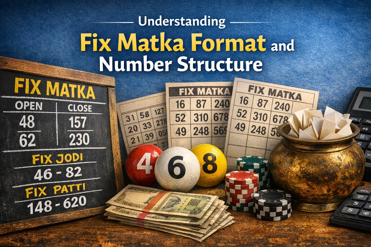 Explanation of fix matka number format and structure