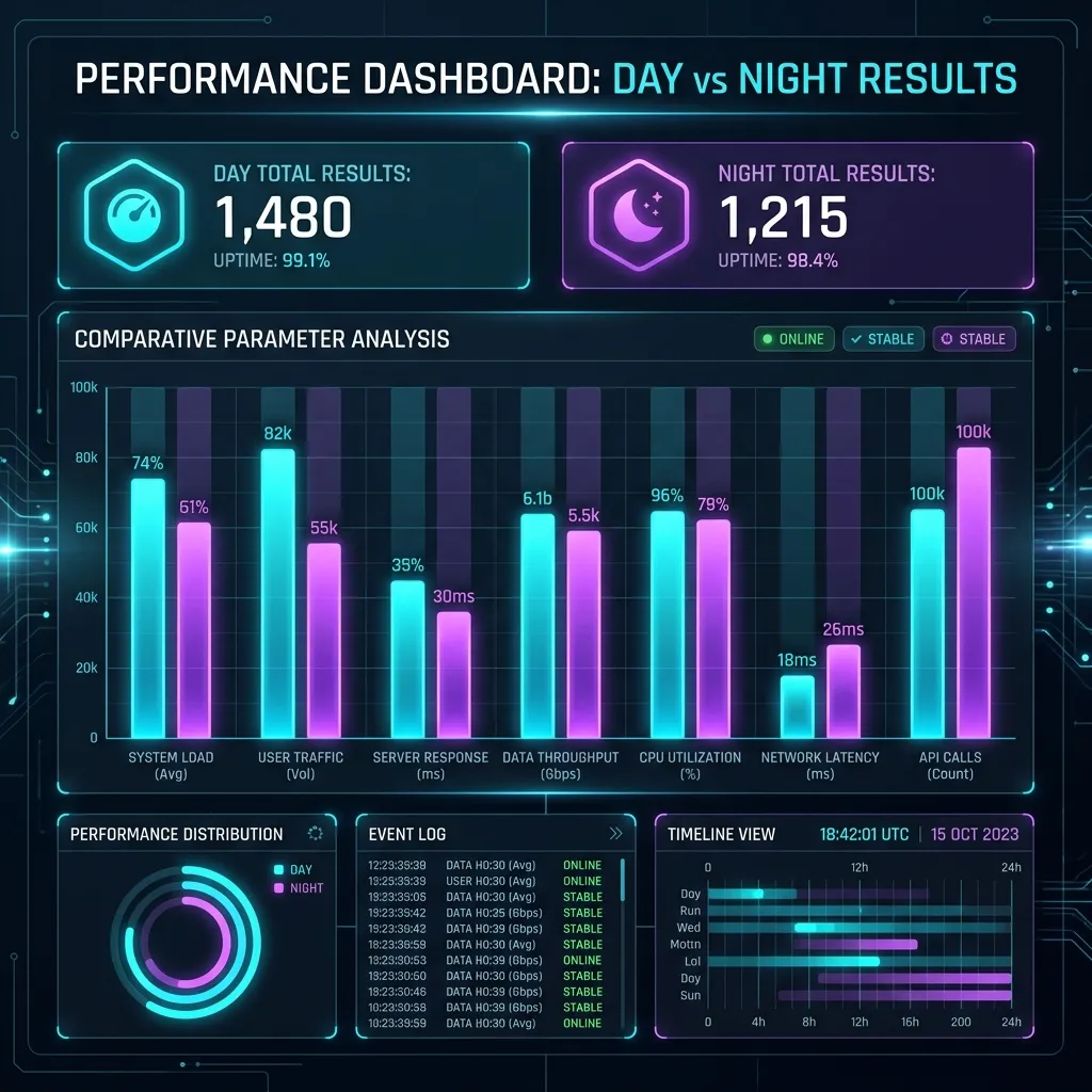 Rajdhani Day vs Rajdhani Night Comparison Chart visualization
