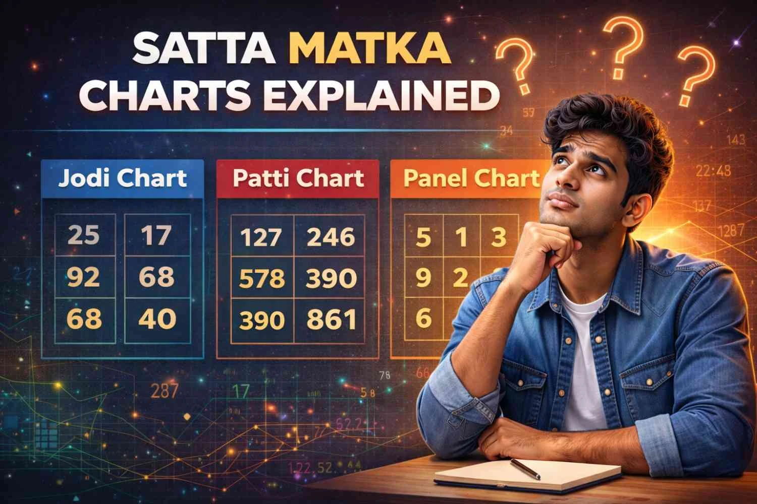 Satta Matka Charts Explained – Jodi and Panel Guide